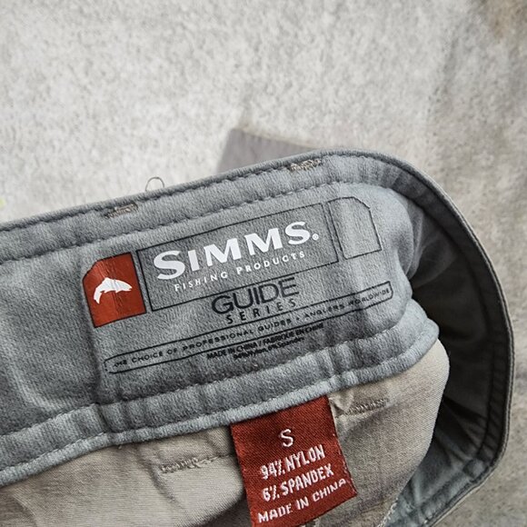 Simms Guide Series Fishing Pants Size Small 30x29 Light Brown Lightweight Hike - Picture 8 of 8
